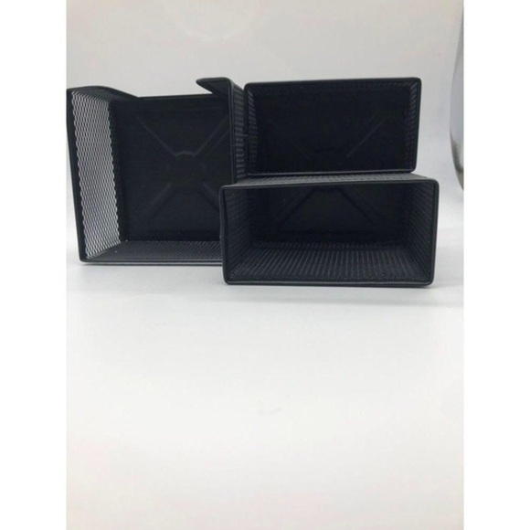 Metallic Tri-Basket Organizer Black - Picture 6 of 6